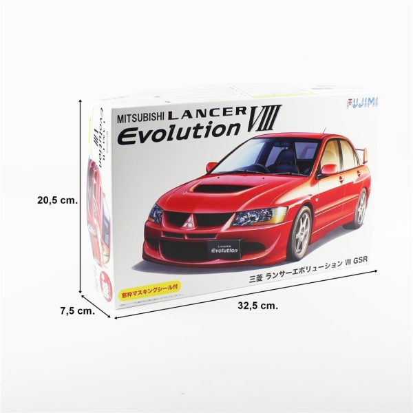Fujimi ID-180 03924 Mitsubishi Lancer Evolution VIII GSR - Görsel 5