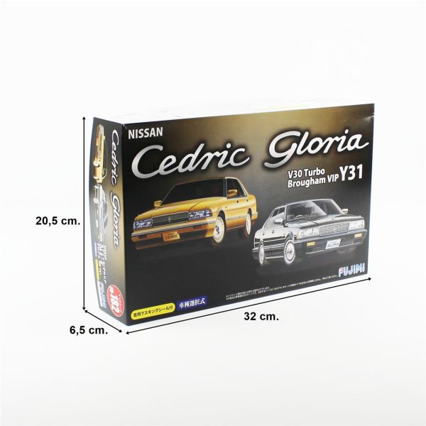 Fujimi ID-182 03949 Nissan Cedric/Gloria V30 Turbo Brougham VIP Y31 - Görsel 5