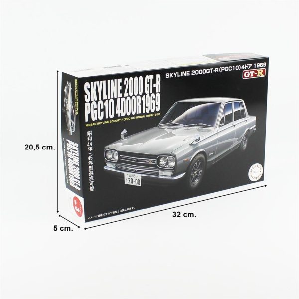 Fujimi ID-3 04715 Nissan PGC-10 GT-R 1969 - Görsel 5