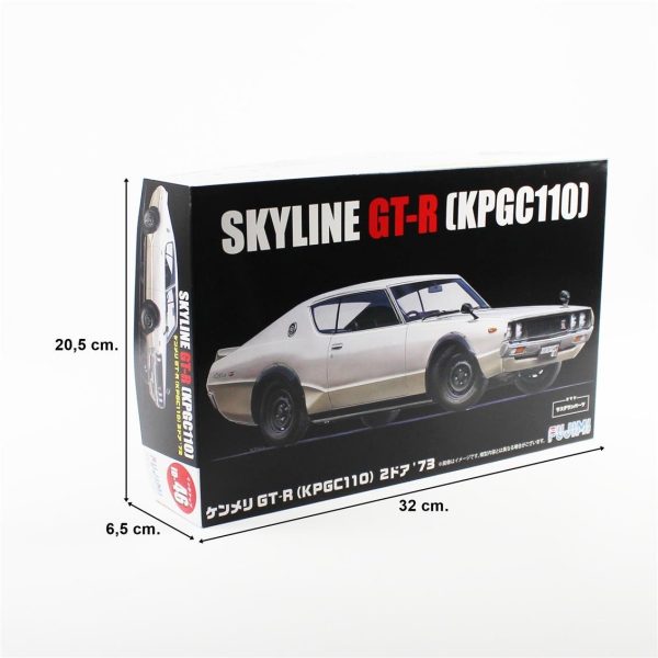 Fujimi ID-46 03926 Nissan KPGC110 Skyline GT-R 2-Door 1973 - Görsel 5