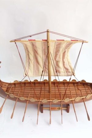 Gianhien Fb0011W60 Drakkar Viking Fargag Ahşap Hazır Yelkenli Gemi Maketi