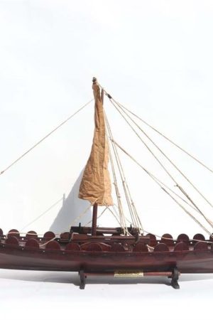 Gianhien Fb0021W80 Oseberg Viking Fargag Ahşap Hazır Yelkenli Gemi Maketi