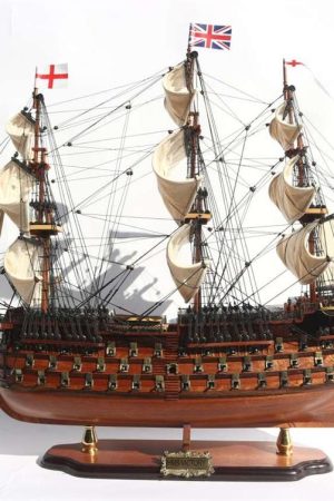 "Gianhien Ts0001W70 Hms VIctory Ahşap Hazır ""Detaylı"" Yelkenli Savaş Gemisi Maketi"