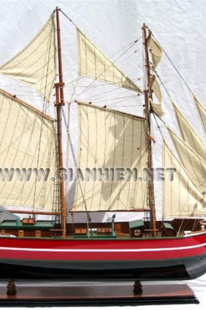 Gianhien Ts0056P Lıla Dan Ahşap Hazır Yelkenli Gemi Maketi