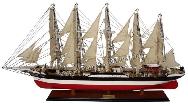 Gianhien Ts0068P60 Preussen Ahşap Hazır Yelkenli Gemi Maketi