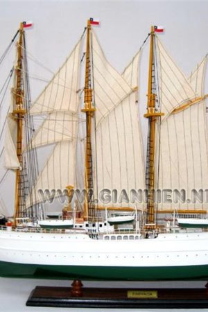 Gianhien Ts0078P80 Esmeralda Ahşap Hazır Yelkenli Gemi Maketi