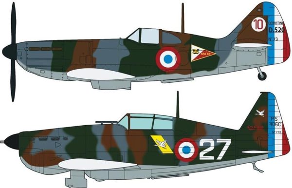 Morane Saulnier M.S.406 & Dewoitine D.5 (Limited Edition)