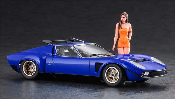 Lamborghini Jota SVR w/Italian Girl's Figure