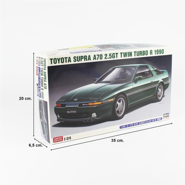 Hasegawa 20538 Toyota Supra A70 2.5GT Twin Turbo R 1990 - Görsel 5