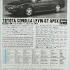 Hasegawa 20667 Toyota Corolla Levin GT Apex Super Strut Suspension - Görsel 4