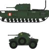 Churchill Mk.I/II ve Daimler Mk.II (Dieppe Raid) Tankları