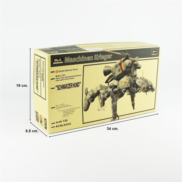 Hasegawa 64123 Schwarzer Hund W.H.J.131 Space Type Humanoid Unmanned Interceptor - Görsel 5