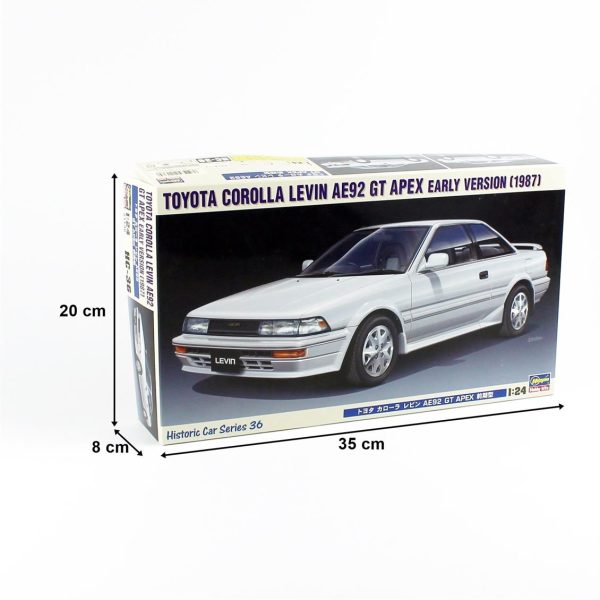 Hasegawa HC36 21136 Toyota Corolla Nevin AE92 Apex 1987 - Görsel 5