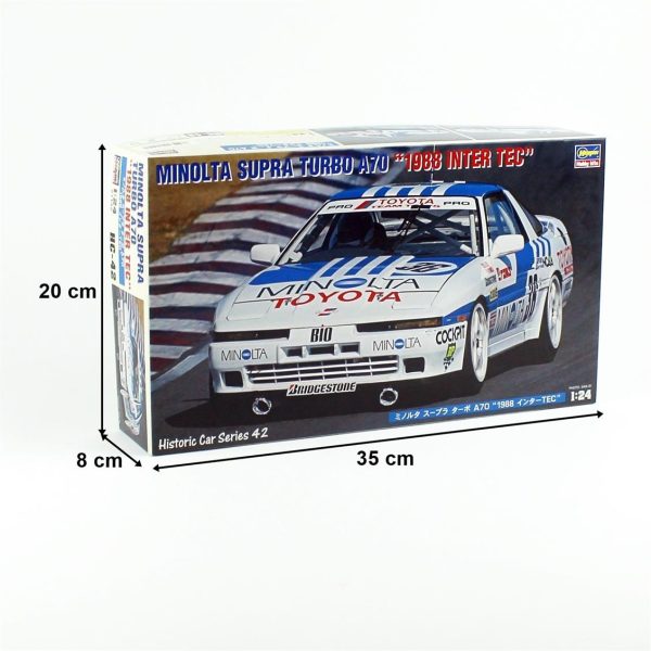 Hasegawa HC42 21142 Toyota Minolta Supra Turbo A70 - Görsel 5