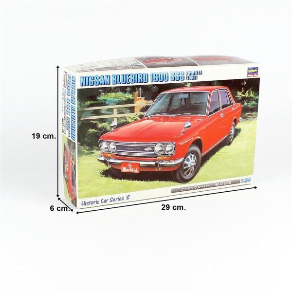 Hasegawa HC8 21108 Nissan Bluebird 1600 SSS P510WTK - Görsel 5