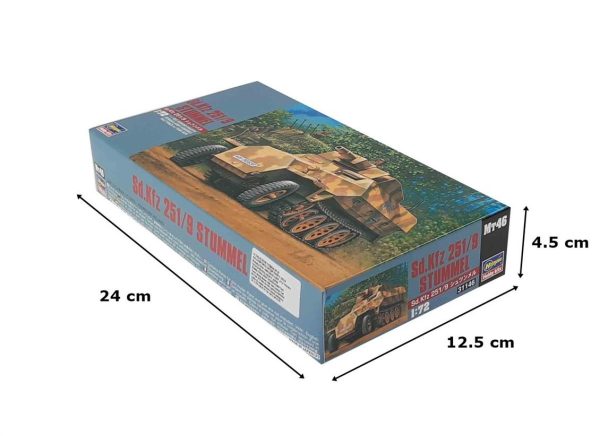 Hasegawa MT46 31146 1/72 Sd.Kfz 251/9 - Görsel 4