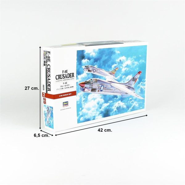 Hasegawa PT25 7225 F-8E Crusader - Görsel 5