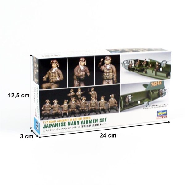 Hasegawa X72-16 35116 Japon Donanması Havacı Figürleri - Görsel 4