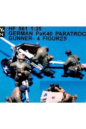 Hobby Fan HF547 1/35 German Eastern Front Pocket Launcher  Crew (2) (W/Launcher Part) 4 Adet RESIN Figür Seti