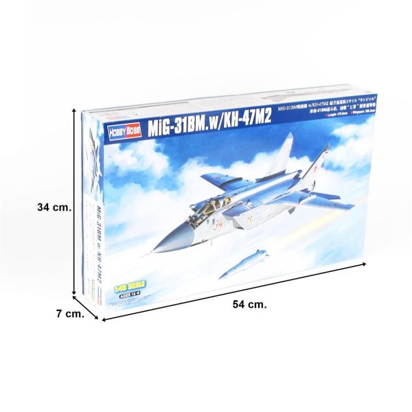 HobbyBoss 81770 MiG-31BM ve KH-47M2 Füzesi - Görsel 5