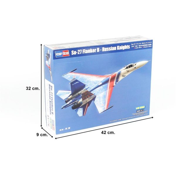 HobbyBoss 81776 Su-27 Flanker B Russian Knights - Görsel 5