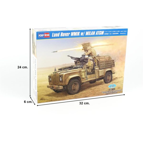 HobbyBoss 82447 Land Rover WMIK w/MILAN ATGM - Görsel 5