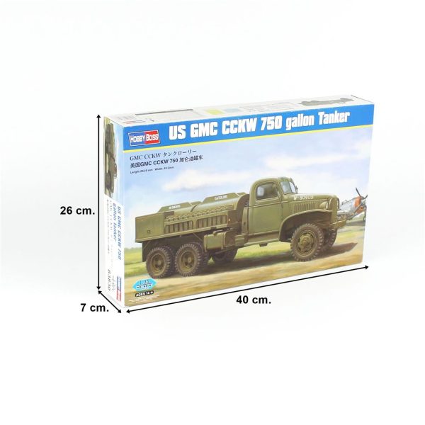 HobbyBoss 83830 1/35 Ölçek, CCKW 750 gallon Tanker, Askeri Kamyon, Plastik Model Kiti - Görsel 5