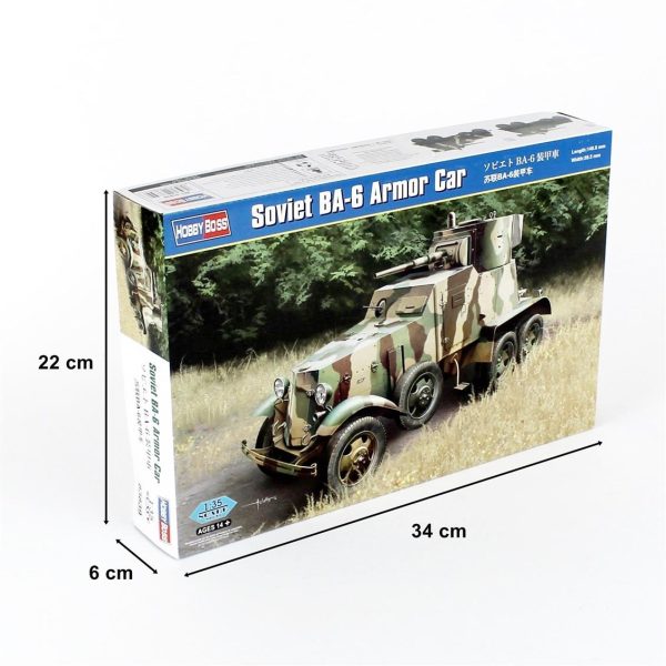 HobbyBoss 83839 Sovyet Zırhlı otomobili - Görsel 5