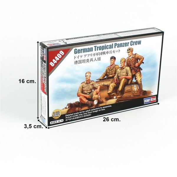 HobbyBoss 84409 Alman Afrika Tank Mürettebatı - Görsel 4