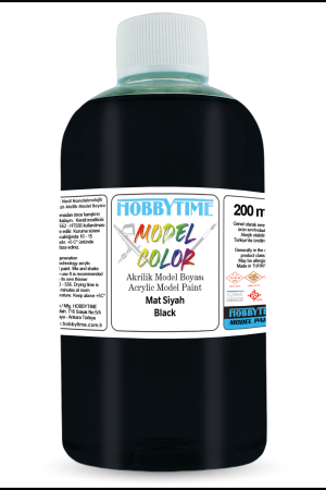 Hobbytime 474 200 ml. Mat Siyah (Black )