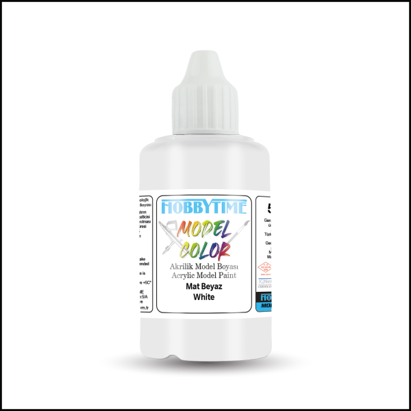 Hobbytime 475 50 ml. Mat Beyaz (White )