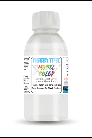 Hobbytime 561 50 ml. Plastik Yüzey İçin Akrilik Boya Sökücü (Acrilic Paint Remover for Plastic Surface)