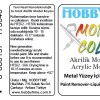 Hobbytime 564 50 ml. Metal Yüzey İçin Boya Sökücü (Paint Remover for Metal Surface) - Görsel 2