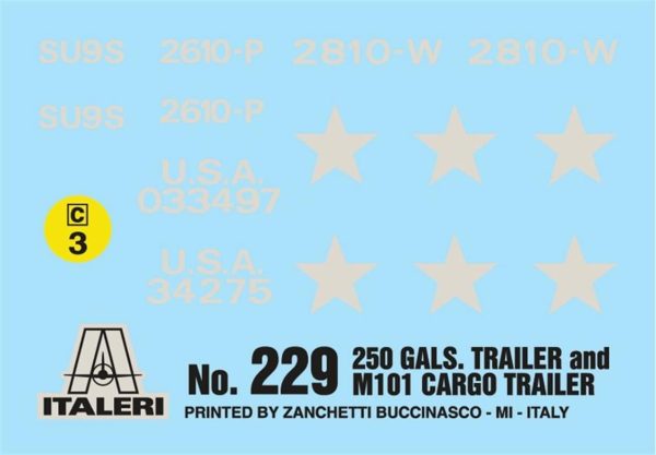Italeri 0229S Tanker ve Açık Kasa - Görsel 4