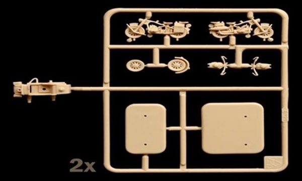 Italeri 6121S WWII Alman Motorsikletli Askerler - Görsel 4