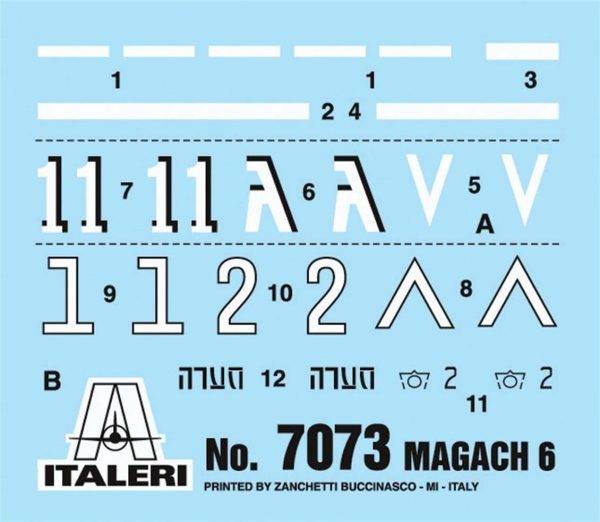 Italeri 7073S 1/72 Magach 6 Tank - Görsel 7