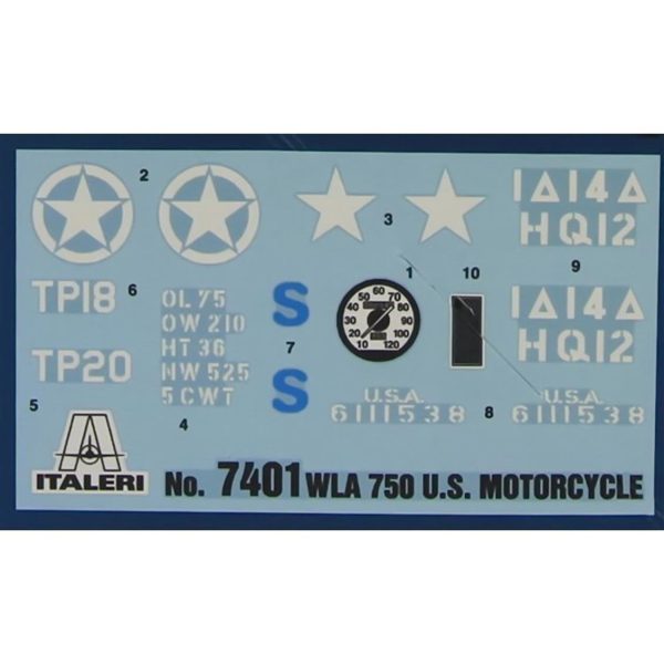 ABD Ordusu WWII WLA750 Askeri Motosiklet
