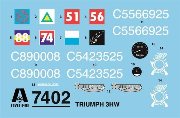 Italeri 7402S Triumph 3WH - Görsel 6