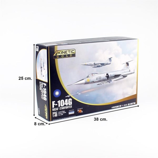 Kinetic K48077 1/48 F-104G ROCAF Starfighter - Görsel 4