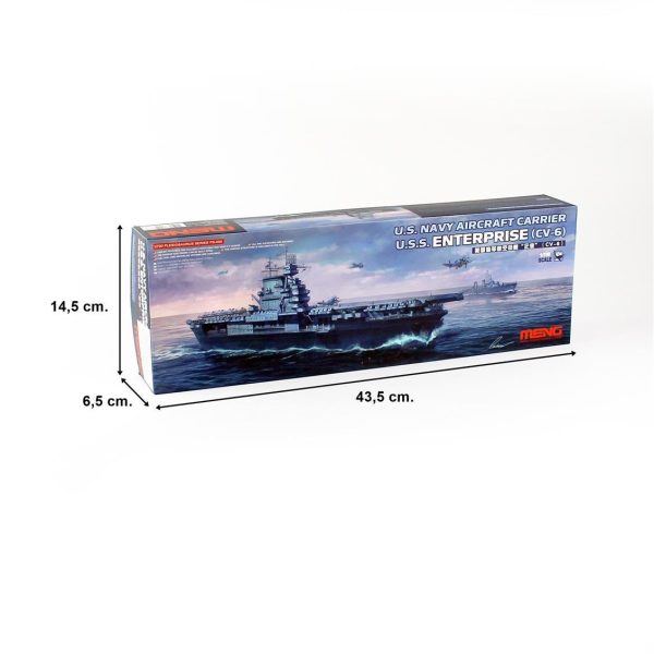 Meng PS-005 1/700 Amerikan U.S.S. Enterprise - Görsel 5