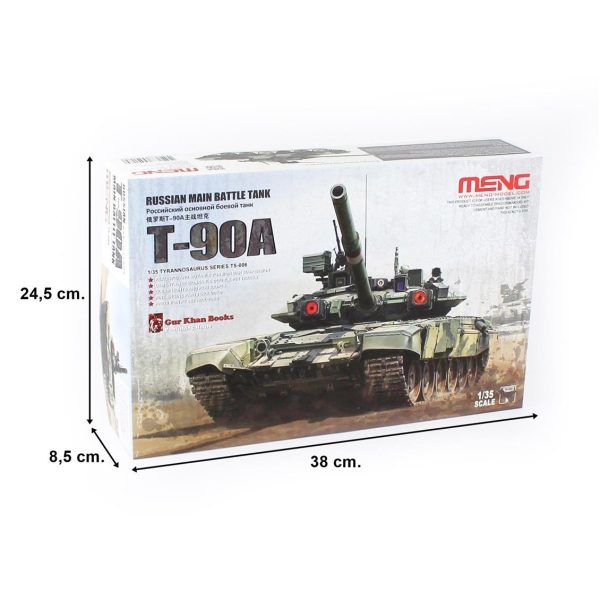 Meng TS-006 1/35 Rus T-90A Ana Muharebe Tankı - Görsel 5