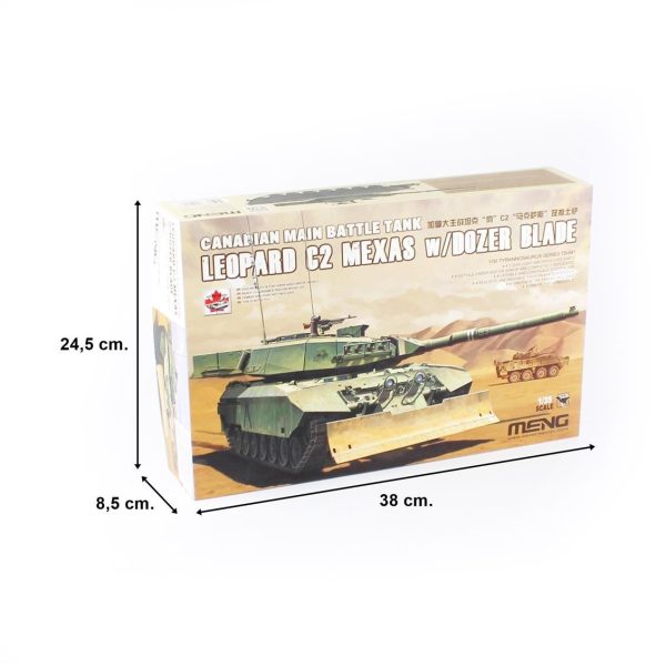 Meng TS-041 1/35 Kanada Leopard C2 MEXAS - Görsel 5