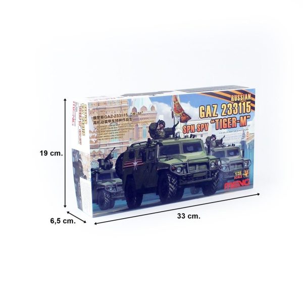 Meng VS-008 Rus GAZ 233115 - Görsel 5