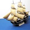 Mistercraft D165 1/500 USS Bon Homme Richard Yelkenli gemisi Plastik Kiti - Görsel 4