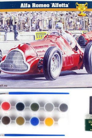 Mistercraft D222ST 1/24 Alfa Romeo Alfetta Yarış Arabası Plastik Model Kiti