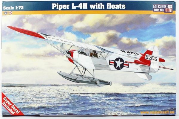 Mistercraft D254 1/72 Piper L-4H Deniz Uçağı Plastik Model Kiti
