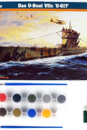 Mistercraft D290ST 1/400 Das U-Boat VIIC (U-617) Denizaltı Plastik Model Kiti