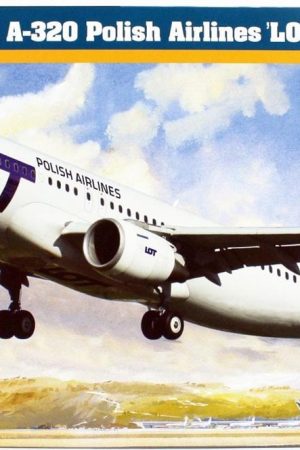 Mistercraft F016 1/125 A-320 Polish Airlines (LOT) Yolcu Uçağı Plastik Model Kiti