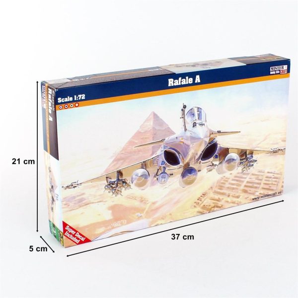 Mistercraft F076 1/72 Rafale A Savaş Uçağı Plastik Model Kiti - Görsel 5