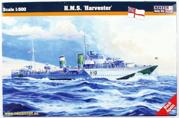Mistercraft S098 1/500 HMS (Harvester) Zırhlı Gemi Plastik Model Kiti